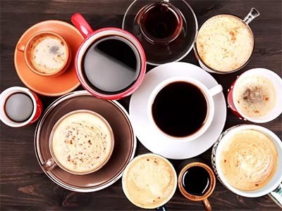 Sıcak içecekler Menü